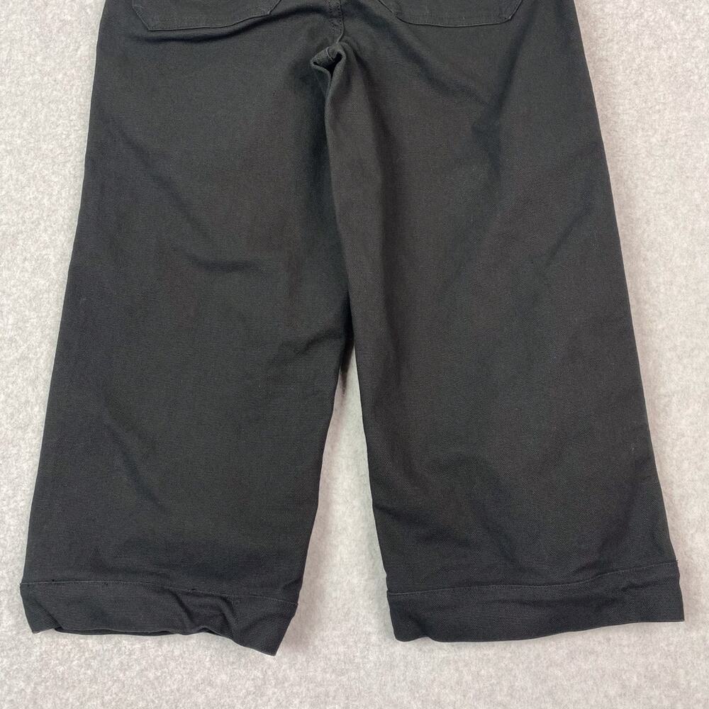 Madewell Womens 24 Petite Black Emmett Wide Leg Crop Pant - Picture 7 of 10